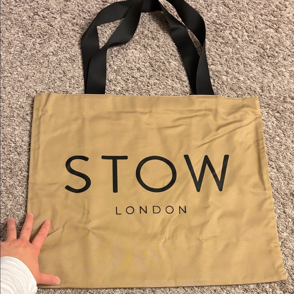 Stow London canvas large tote